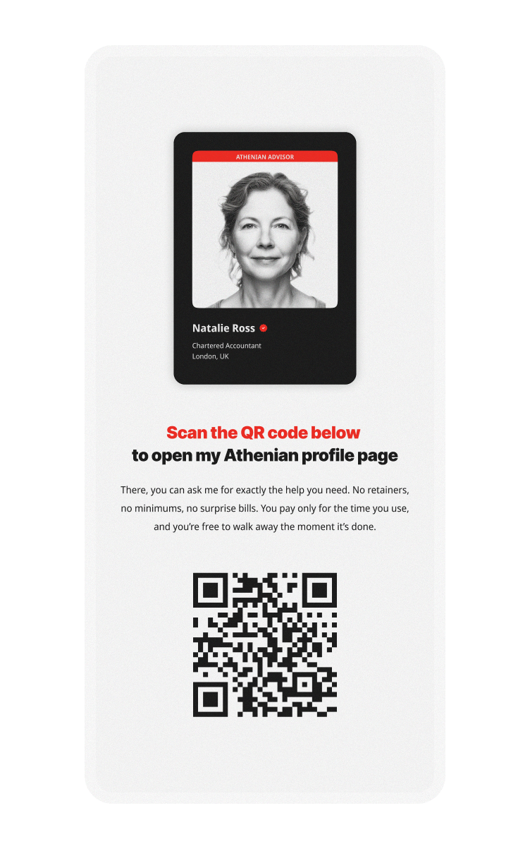 Bring your own clients — personal page with QR code