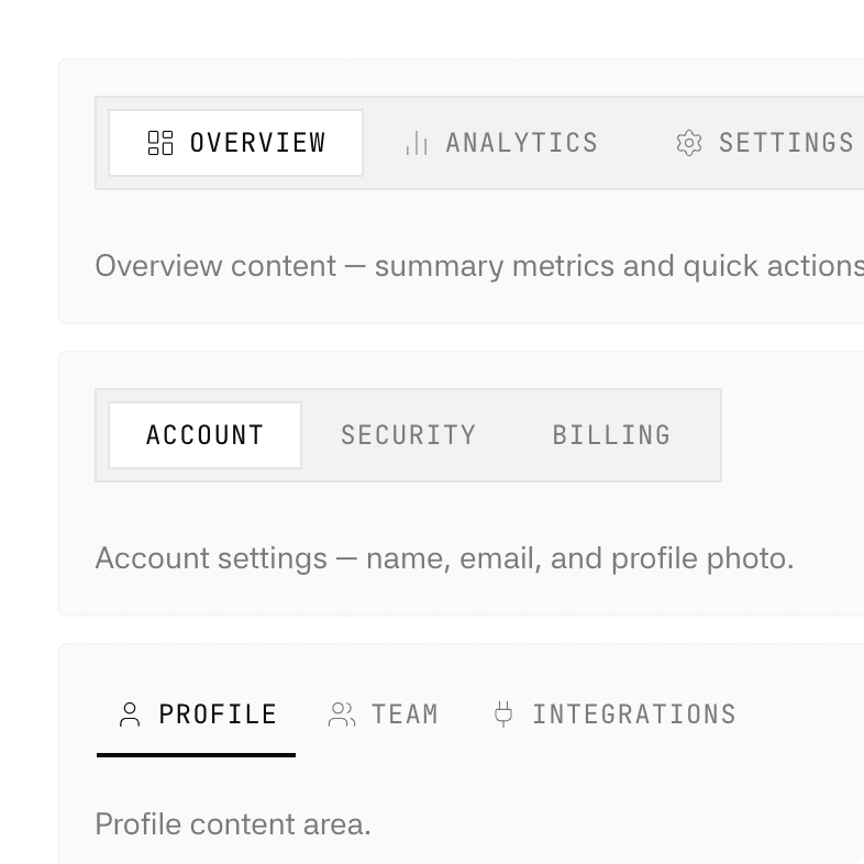 CLI mode — component detail
