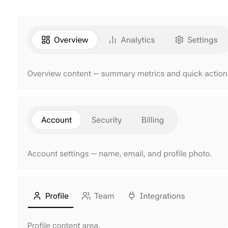 SaaS mode — component detail